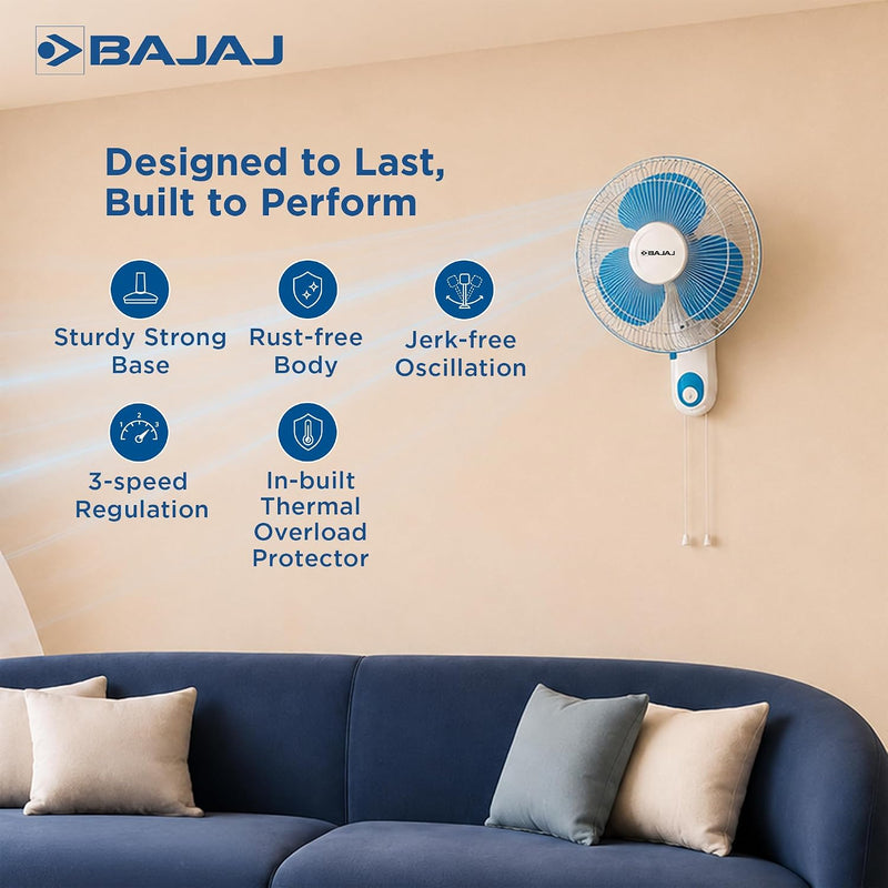 Bajaj Frore Neo 400 MM Wall Mount Fan-3