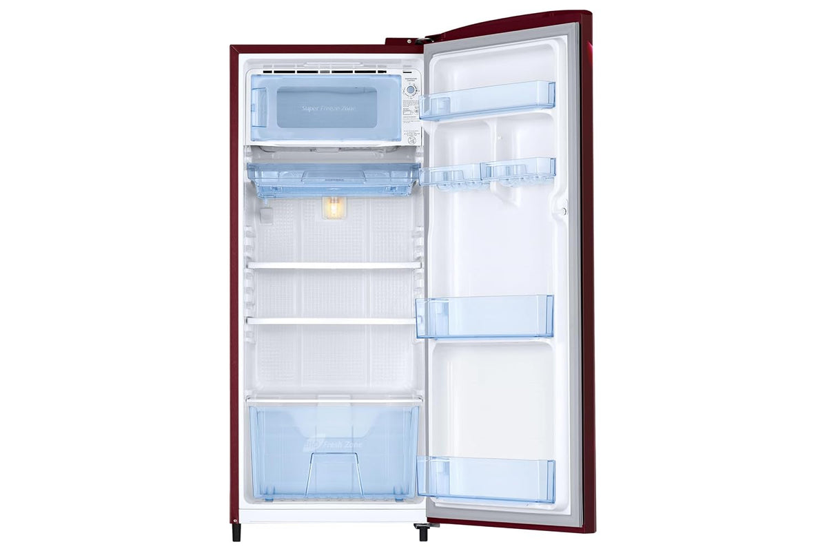 Samsung 183 L, 3 Star, Digital Inverter, Direct-Cool Single Door Refrigerator (RR20H2723RZ/NL, Midnight Blossom Red, Single Touch Defrost, 2026 Model)-4
