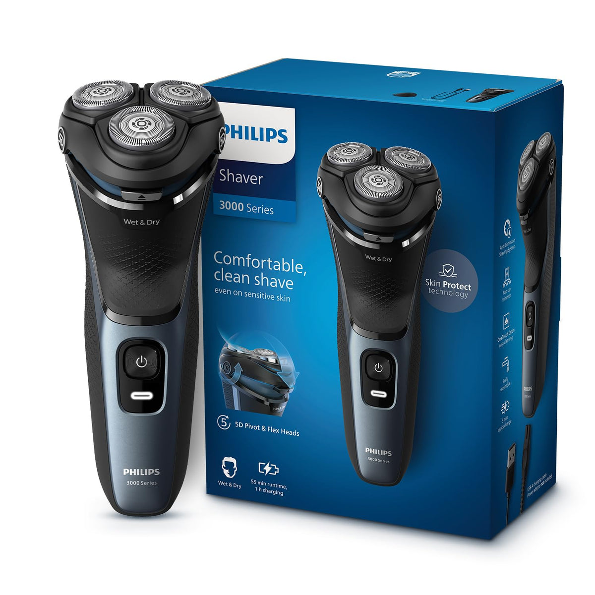 Philips World's No.1 Electric Shaver for Man (S3144/03)