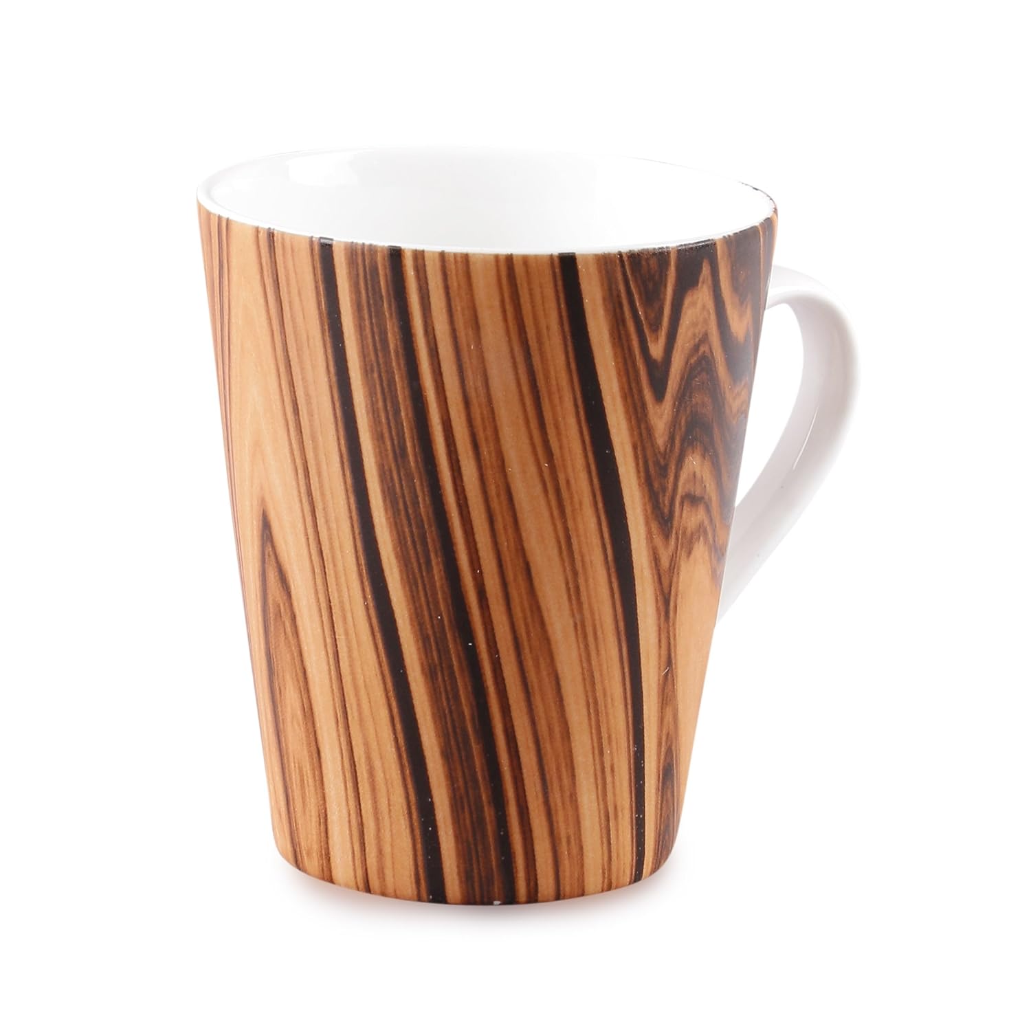 Clay Craft Fine Ceramic Zing Nature Milk Mug 1 Pc- 340ml (N401) Perfect for Afternoon Tea, Gifts, and Home Decor, Elegant Ceramic Mugs, Modern Milk Mugs, Coffee Mugs,