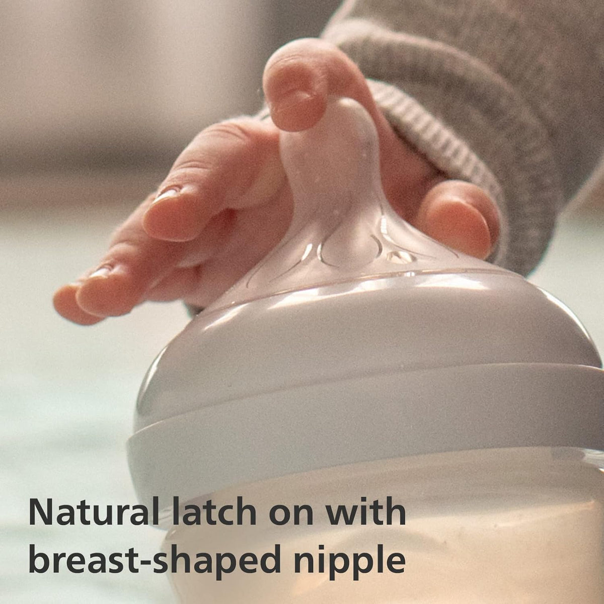 Philips Avent Natural Response Bottle Teat - 4 x Baby Bottle Flow 3 Teats for Babies Aged 1+ Months (SCY963/04)