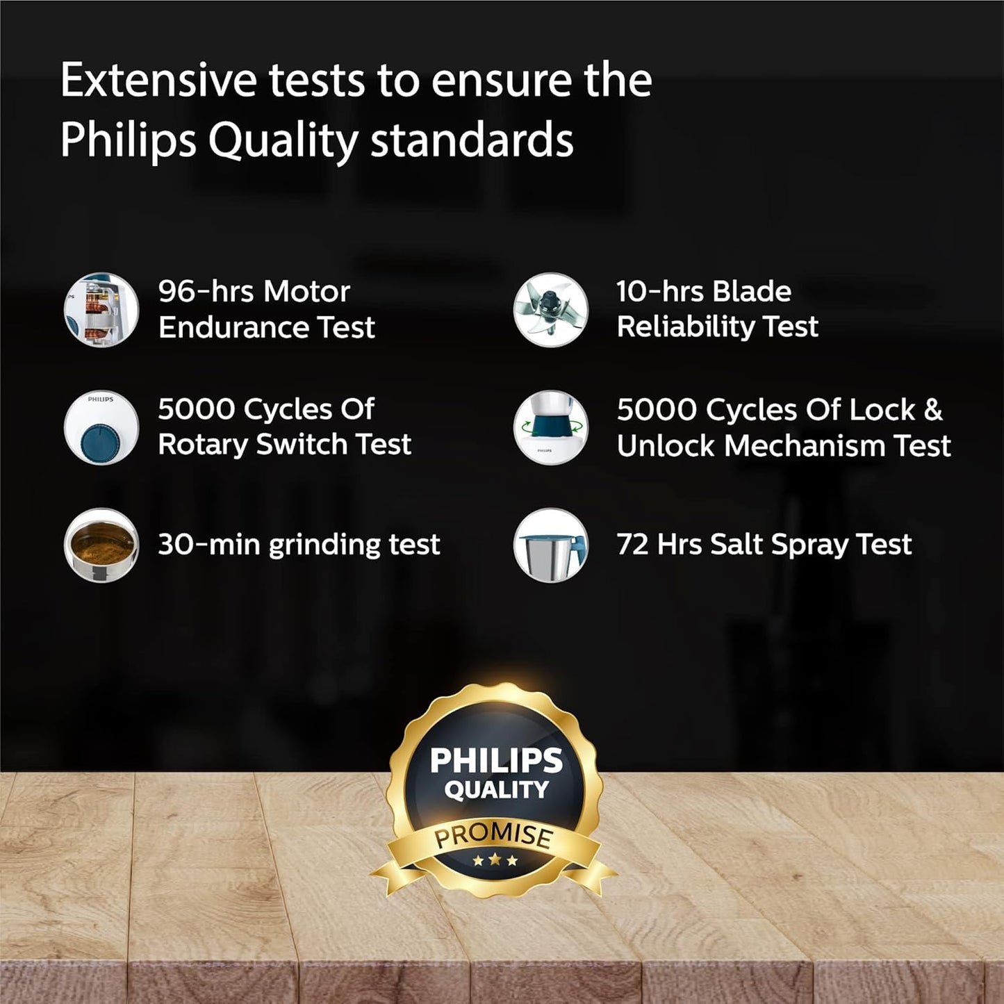 Philips HL7536/01-500 W Mixer Grinder with 4 Jar (3 Stainless Steel Jar +1 Blender Jars), Bigger jar sizes, with 5 Year Warranty on Motor