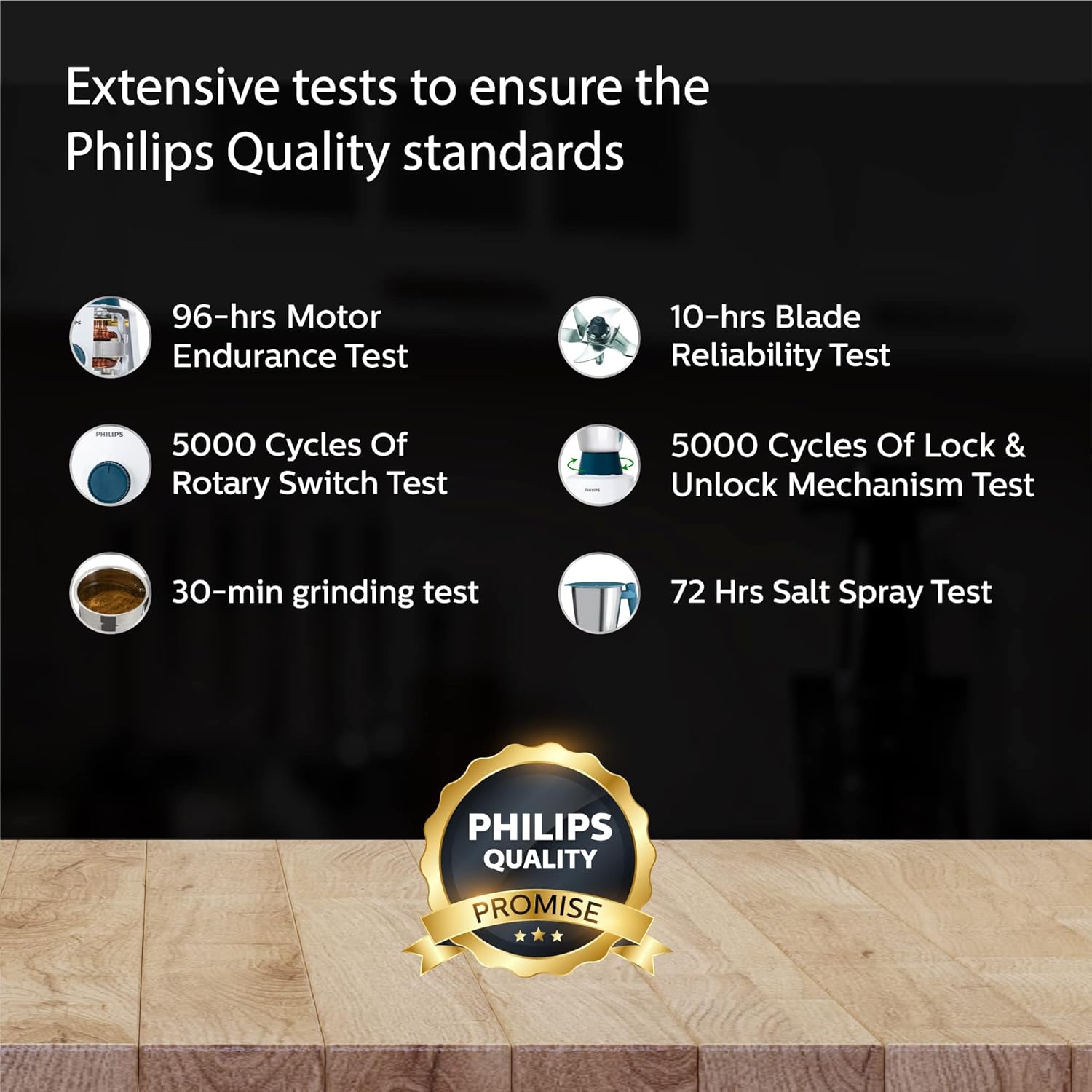 Philips HL7536/01-500 W Mixer Grinder with 4 Jar (3 Stainless Steel Jar +1 Blender Jars), Bigger jar sizes, with 5 Year Warranty on Motor