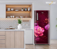 Whirlpool 184 L 2 Star Direct-Cool Single Door Refrigerator (205 WDE PRM 2S WINE SERENA-Y, Red, 2026 Model)