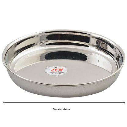 JAIN Stainless Steel 2in1 Thatte Idly Stand | Dhokla Maker & Idiappam Stand - 8 Plates Thatte Idli Plate & Momos Steamer Stand (4 Thattu Idly Plates, 4 Idiappam Plates, 1 Stand) - Silver