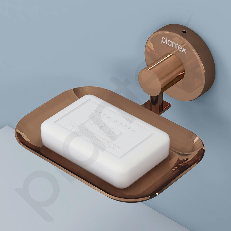 Plantex Galaxy 304 Grade Stainless Steel Single Soap Holder/Soap Stand/Soap Holder/Bathroom Accessories – (PVD Rose Gold)-6