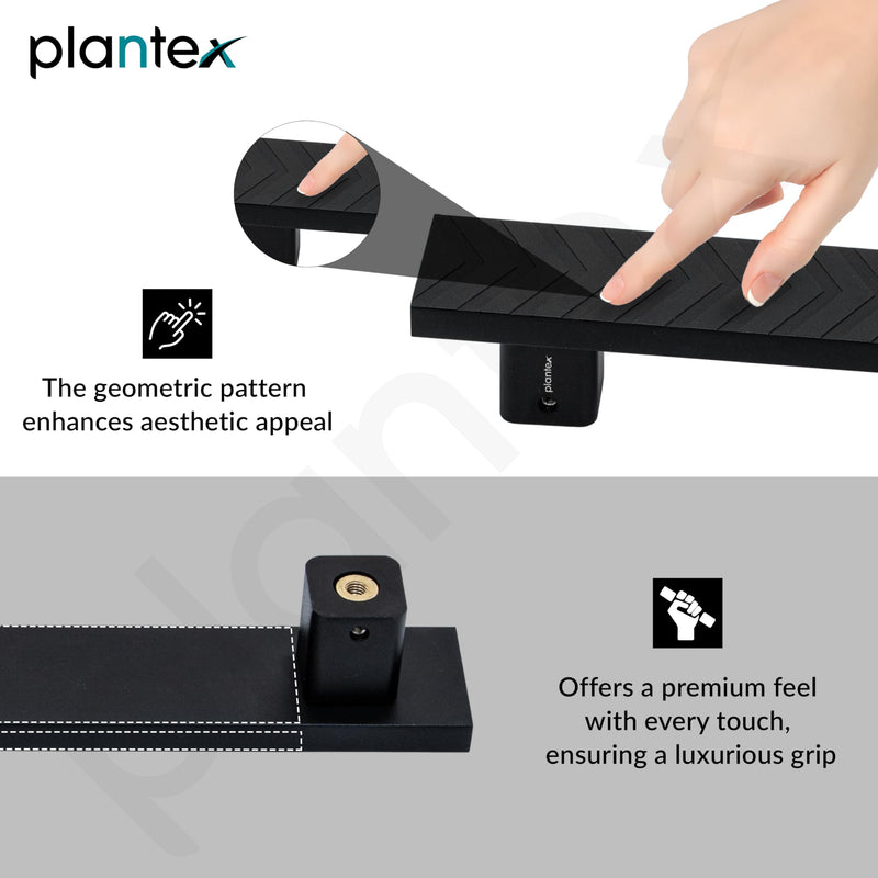 Plantex Door Handle/300mm Main Door Handle for Wooden Door/Pull-Push Handle for Main Door/Door Accessories - Pack of 1 (609, Black)-4