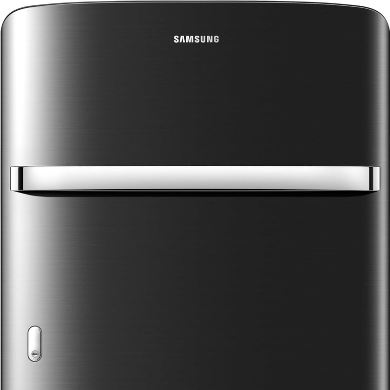 Samsung 215 L, 3 Star, Digital Inverter, Direct-Cool Single Door Refrigerator (RR23D2H23BX/HL, Luxe Black, Base Stand Drawer)-4