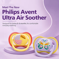 Philips Avent Ultra Air Pacifier, 0-6 Months (SCF087/04)