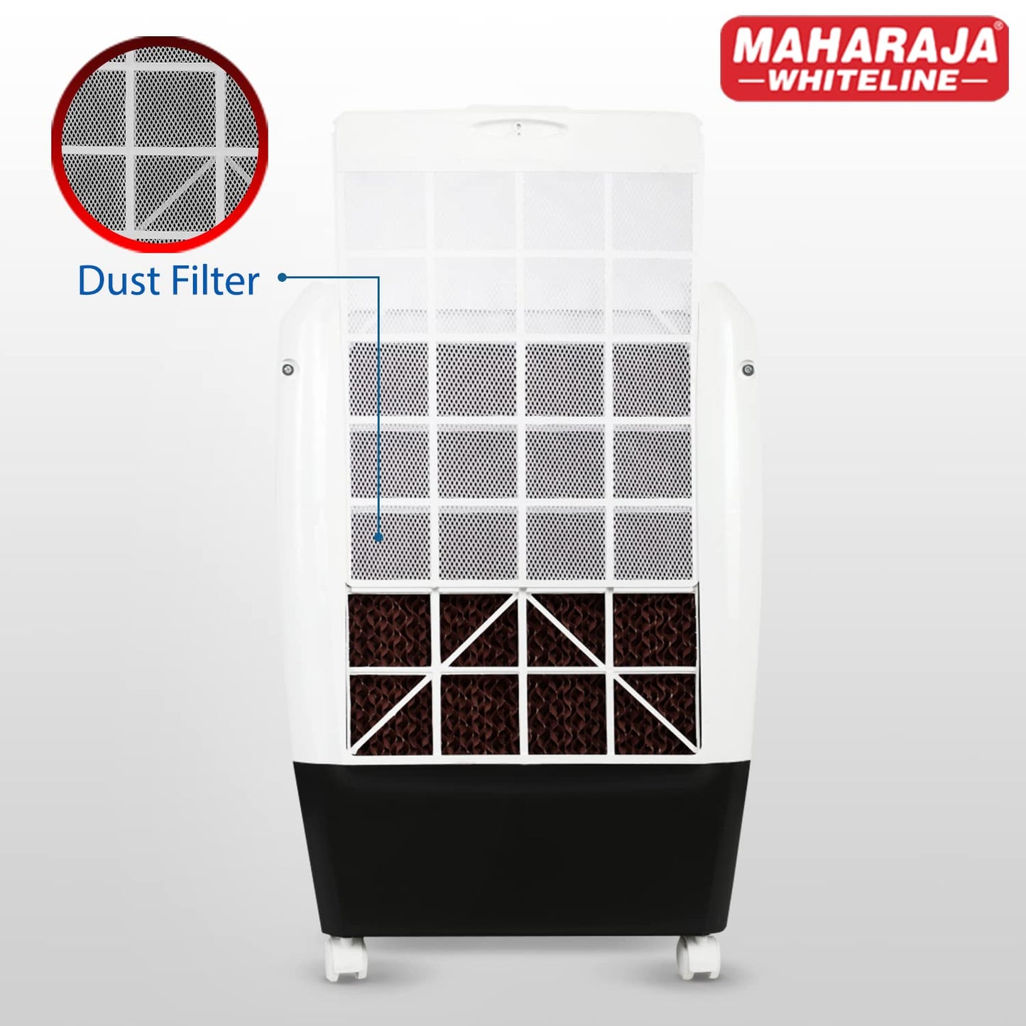 Maharaja Whiteline Frost Air 25 Air Cooler, 22 Litre, White & Grey (Co-165) Qty: 12