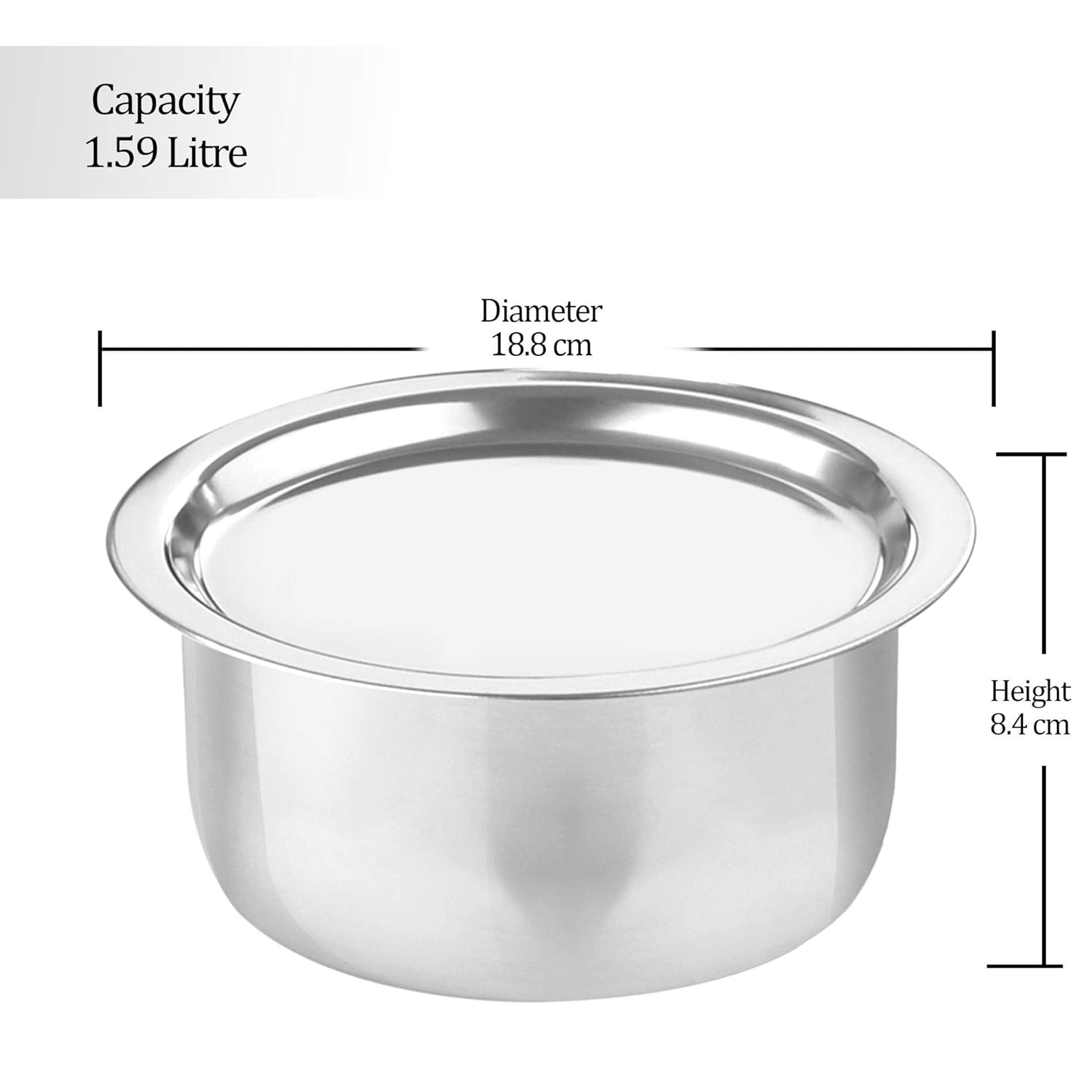 Tope With Lid - Triply (Milton Procook)
