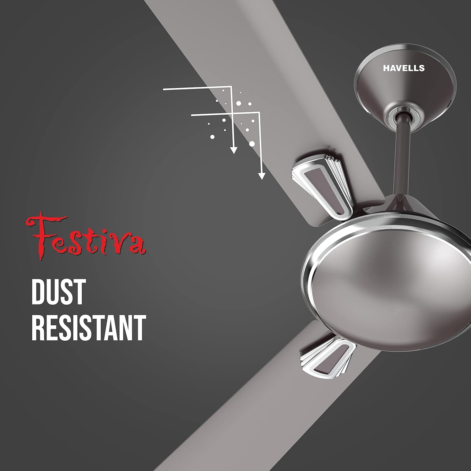 Havells Festiva 1200mm Dust Resistant Ceiling Fan (Mist)