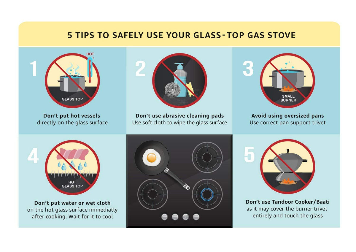 Faber Jumbo 4 Brass Burner Cooktop | 1 Jumbo, 2 Medium, 1 Small | Drip Tray | Toughened Glass | SS Finish | Ergonomic Kn