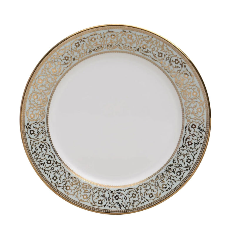 Clay Craft Fine Ceramic Georgian Ebony Floral Dinner Set (Set of 16) (E647), Enchanting Gold, for Family of 4, Dinner Set Ceramic, Dining Set for Dinner, Crockery Set for Gift, Kitchen Set for Home