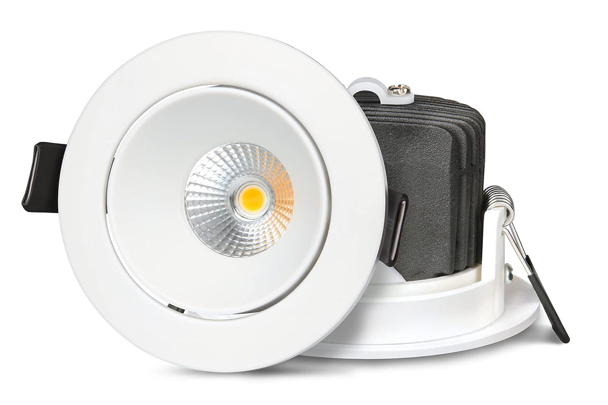 Philips Astra Spot Round LED Light (Warm White, 7-Watts,Plastic)