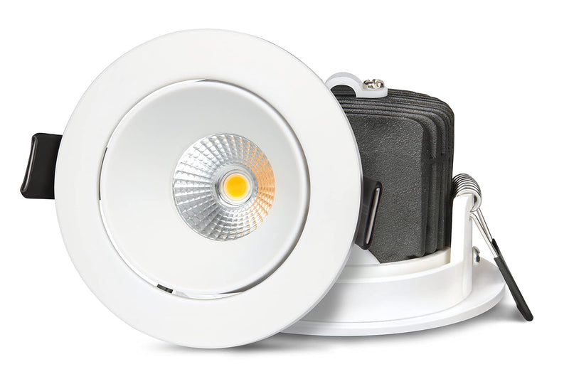 Philips Astra Spot Round LED Light (Warm White, 7-Watts,Plastic)