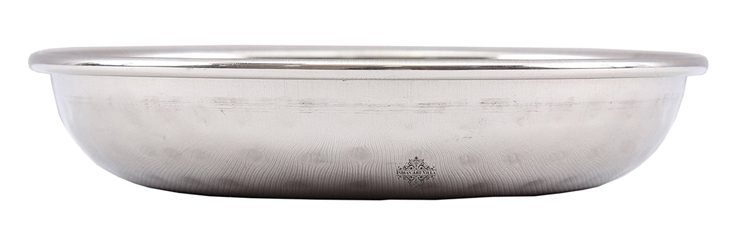 Steel Hammered Design Serving Rice Sweets Dinnerware