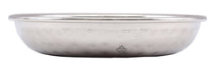 Steel Hammered Design Serving Rice Sweets Dinnerware