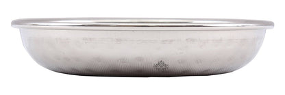 Steel Hammered Design Serving Rice Sweets Dinnerware