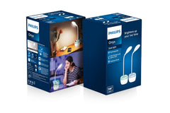 Philips Onyx Green Rechargeable LED Table Lamp with Mobile & Pen Holder