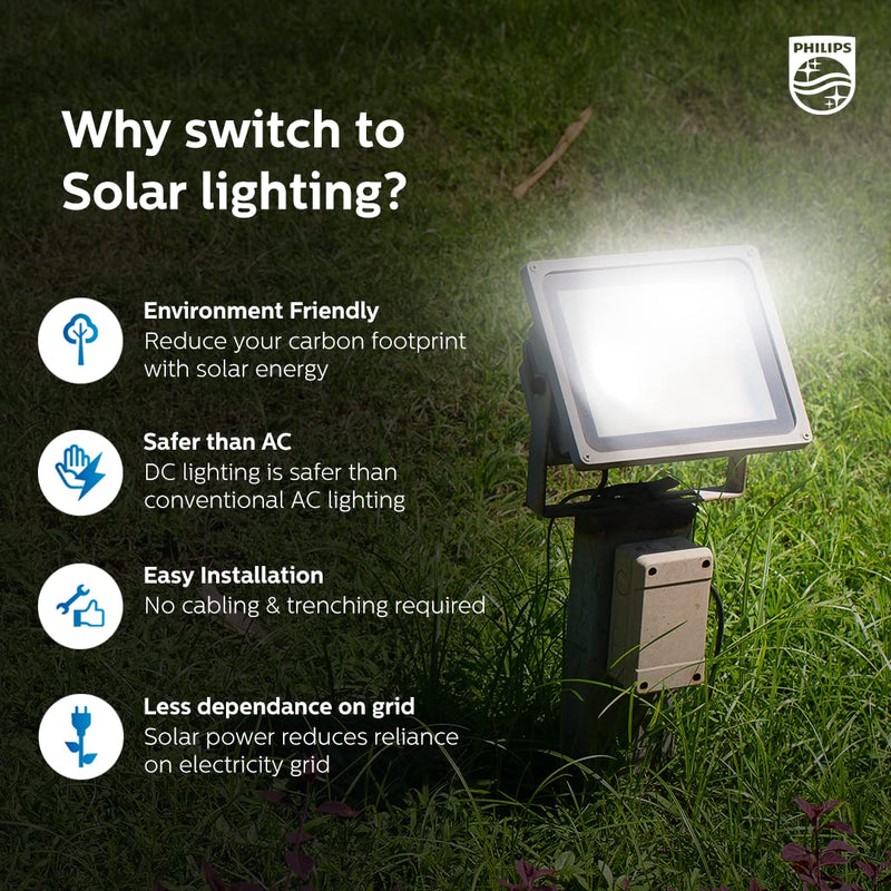 Philips Polycarbonate Solar Flood Light