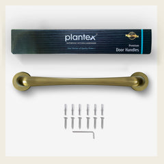Plantex Polo 14 inches Door Handle for Main Door/Handle for Glass Door/Wooden/Push and Pull Operations/3 Years Warranty (Rich Brass Antique - Big)-5