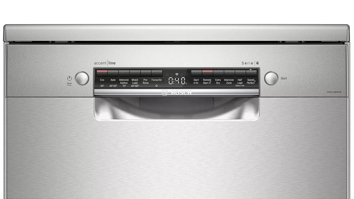 Bosch 14 Place Settings (fits up to 80 utensils) free-standing Dishwasher withRemaning Time Indicator, Remote Start, SpeedPerfect+ (SMS6HVI01I,)-3