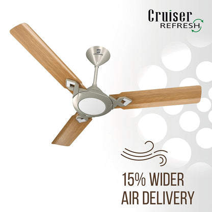 Standard Cruiser Refresh 1200mm Ceiling Fan (American Walnut)