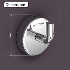 Plantex Stainless Steel Robe Hook for Bathroom/Door Hook Hanger/Wall Hanging Hooks/Bathroom Accessories - Pack of 1 (Chrome)-4