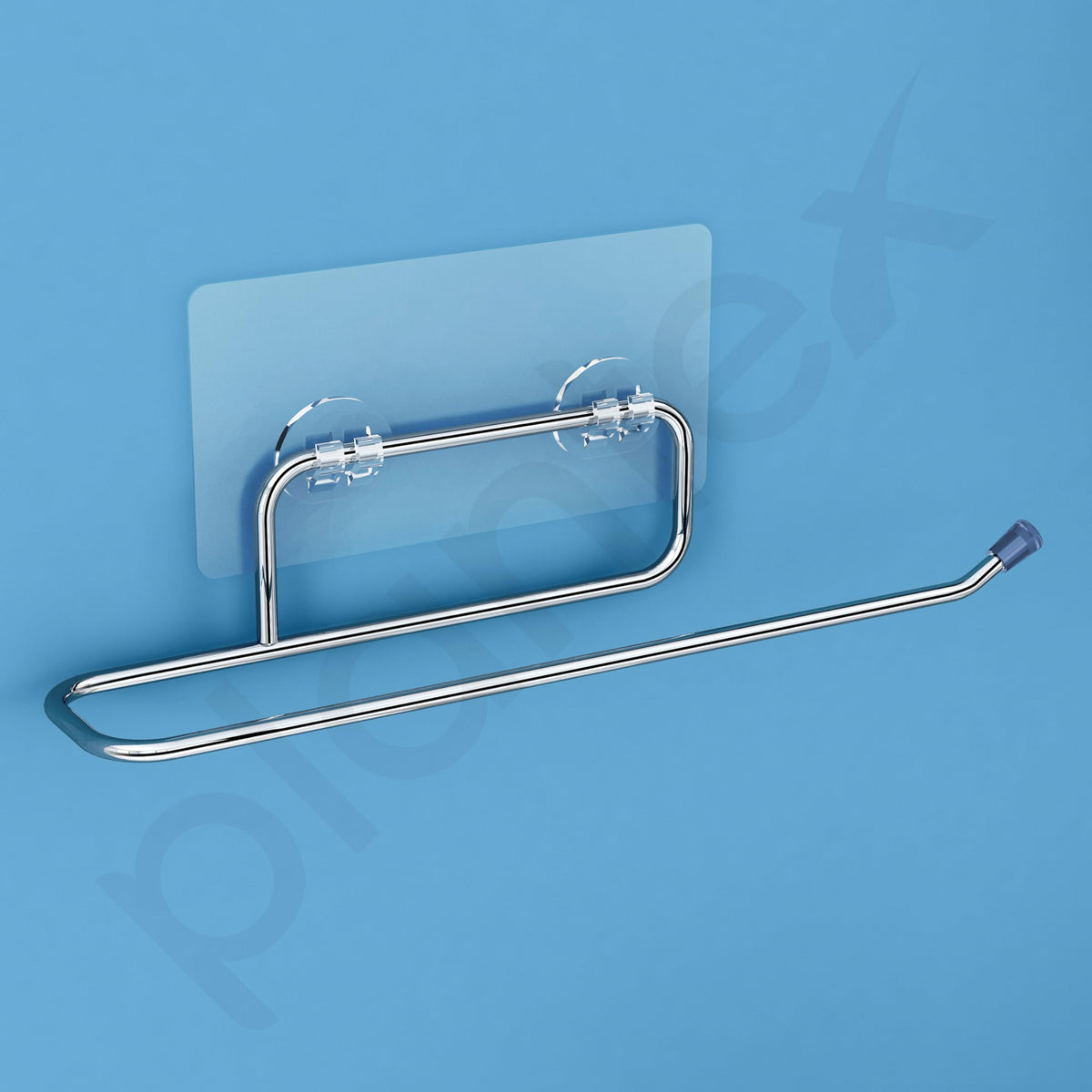 Plantex Self Adhesive Stainless Steel Towel Holder/Towel Hanger/Towel Ring for Bathroom/Napkin Holder/Bathroom Accessories - Pack of 1 (Chrome)-6