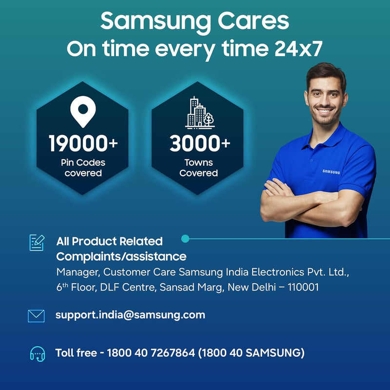 Samsung 1 Ton 5 Star,New Star rated Bespoke AI Inverter Smart Split AC (WiFi, Energy Saving, Voice Control, Powerful Cooling, Copper, Digital Inverter, 4 Way swing,5 Step Convertible,AR50H12D1ZHNNA)