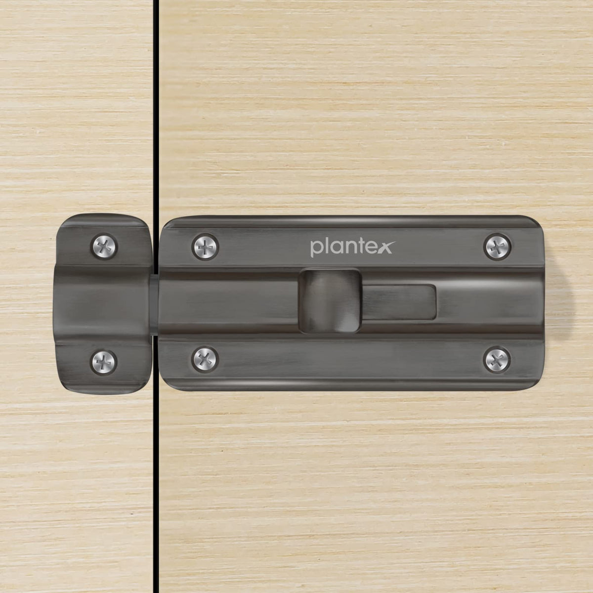 Plantex Premium Heavy Duty Door Stopper/Door Lock Latch for Home and Office Doors - Pack of 20 (Satin Black-Matt)-2