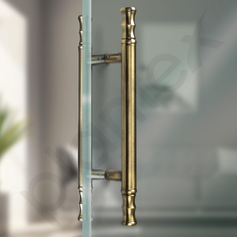 Plantex Main Door Handle/Door & Home Decore/14 Inch Main Door Handle/Pull-Push Handle - Pack of 1 (Brass Antique)-5