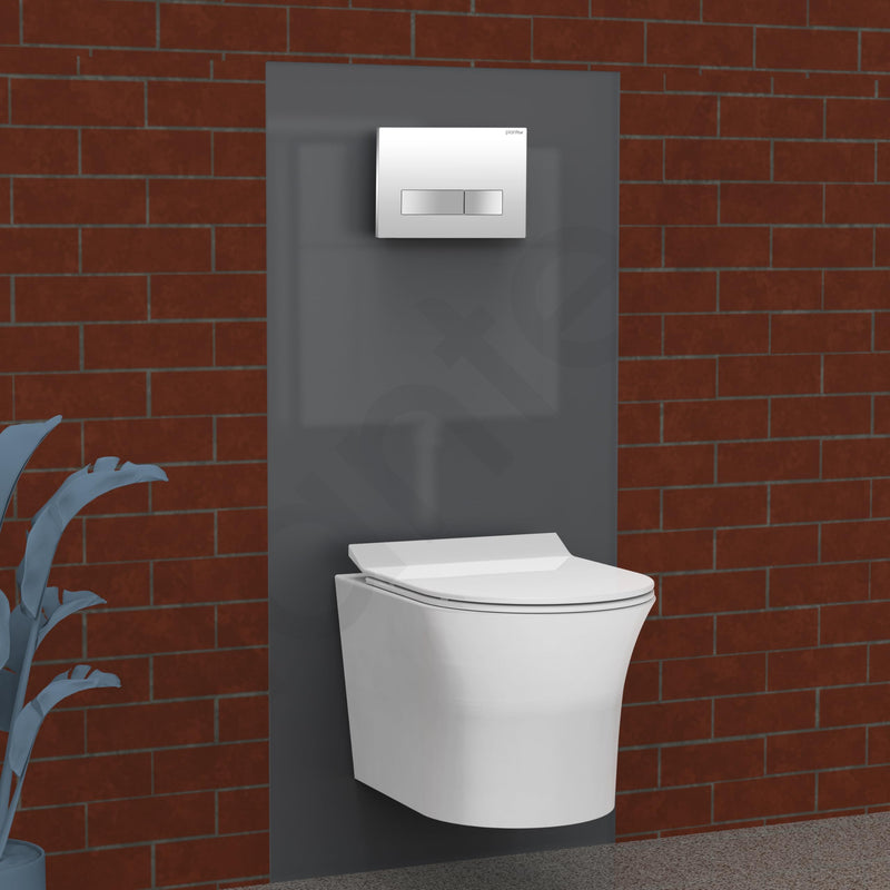 Plantex Concealed Tank for Commode/Cistern Flush Tank for Toilet with 8 LTR Capacity/Flushing Cistern Tank/Slim and Stylish Dual Flush Tank with All Internal Accessories - Pack of 1 (White)-6