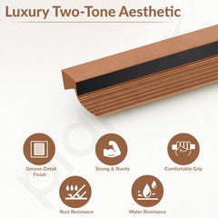 Plantex Cabinet Handle/160mm Handle for Drawers/Wardrobe/Kitchen Handle/Door Pull-Push Handle for Home/Office - Pack of 1 (Rose Gold)-2