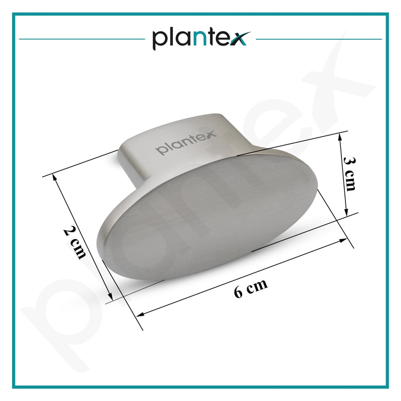 Plantex Knobs for Drawer/Small Drawer Knobs/Knobs for Cabinets/Pull-Push Knobs for Kitchen/Bedroom Drawer - Pack of 1 (Oval, Matt)-4