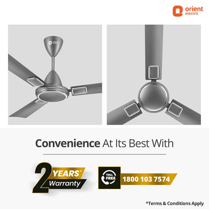 Orient Electric 1200 mm Falcon 425 Deco Ceiling Fan (Day Tone Grey)