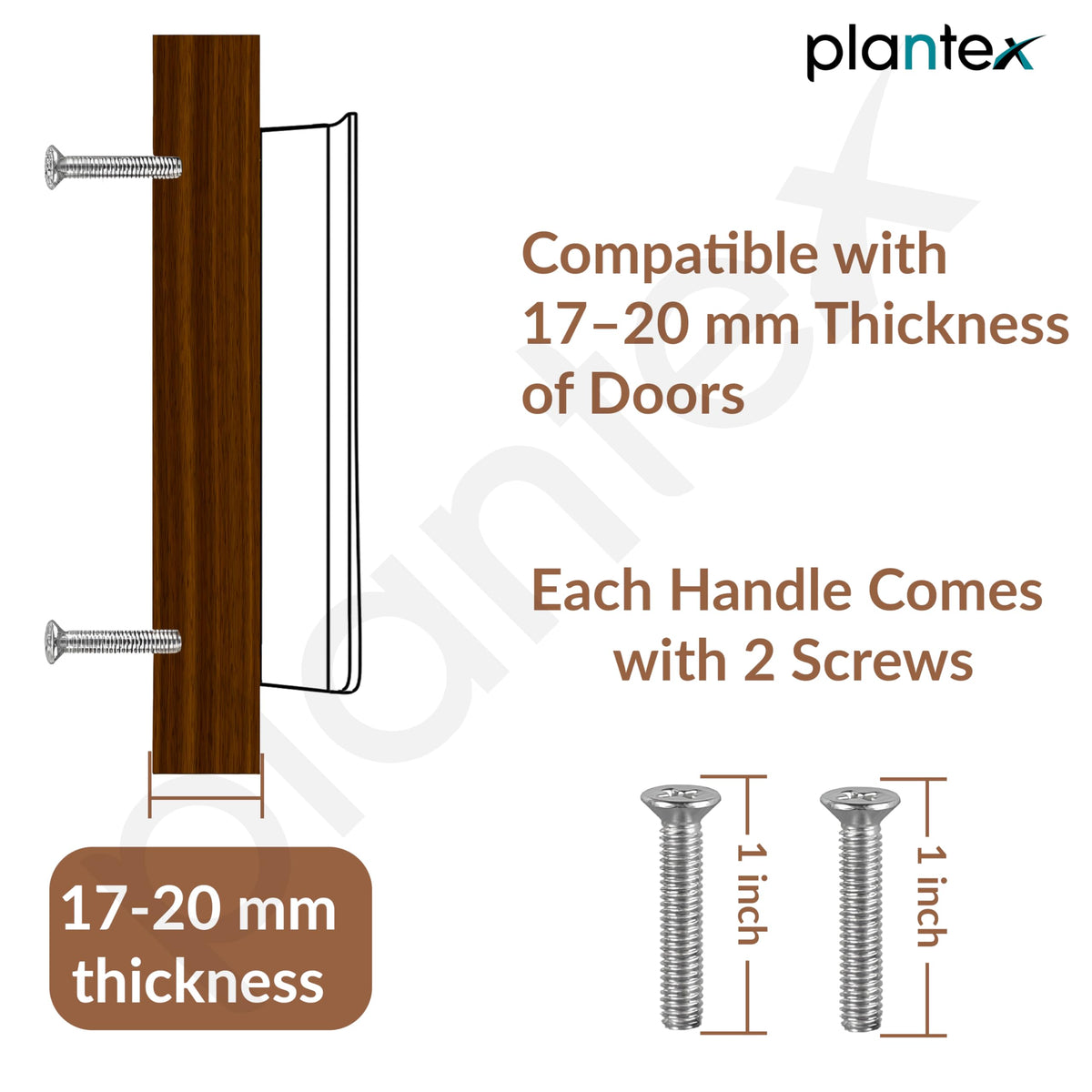 Plantex Cabinet Handle/Kitchen Cabinet Door Handle/Wardrobe/96 mm Cupboard Handle/Door Pull-Push Handle for Home/Office - Pack of 2 (Rose Gold) (Model APS-DTC-5200)-5