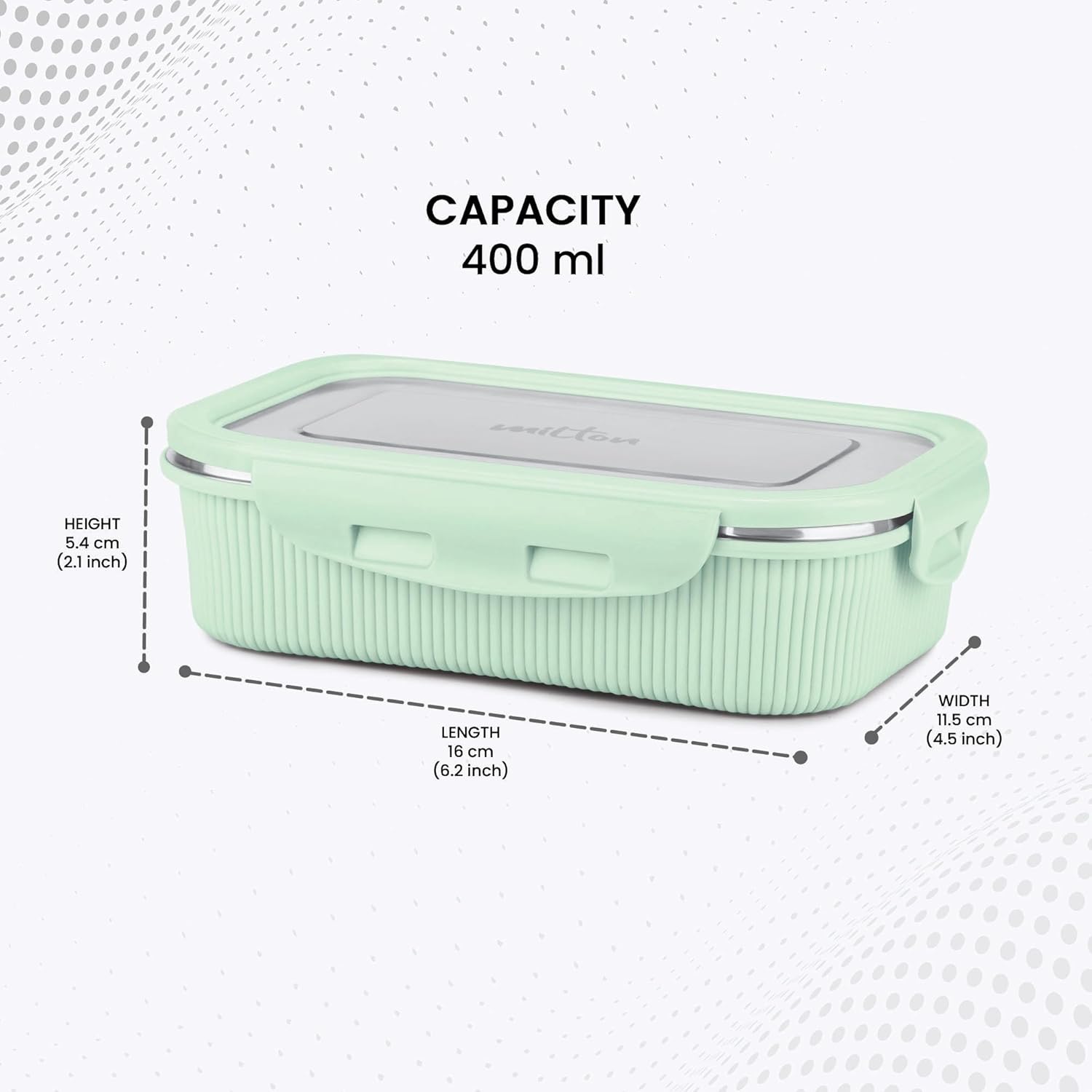 Personalized Cool Touch - Rectangular Container (Milton)