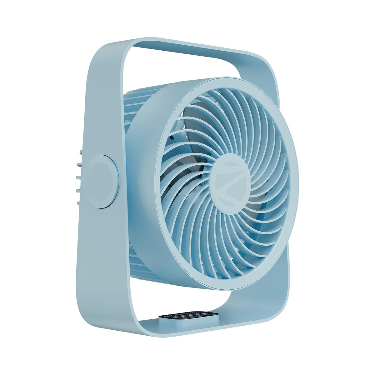 ZEBRONICS Heat Buster 300, Portable Desk Fan, Upto 13h Backup, 3600mAh Rechargeable Battery, 360° Rotatable fan, 4 Speed + 1 Breeze Mode-2