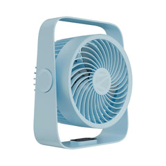 ZEBRONICS Heat Buster 300, Portable Desk Fan, Upto 13h Backup, 3600mAh Rechargeable Battery, 360° Rotatable fan, 4 Speed + 1 Breeze Mode-2