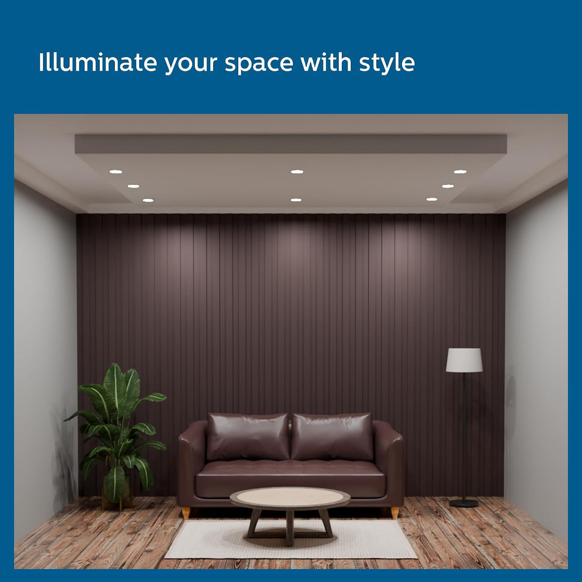 Philips Starfit 10 watt Concealed JB LED downlighter for Ceiling with 3 inch Cut-Out (Natural White (Pack of 2)