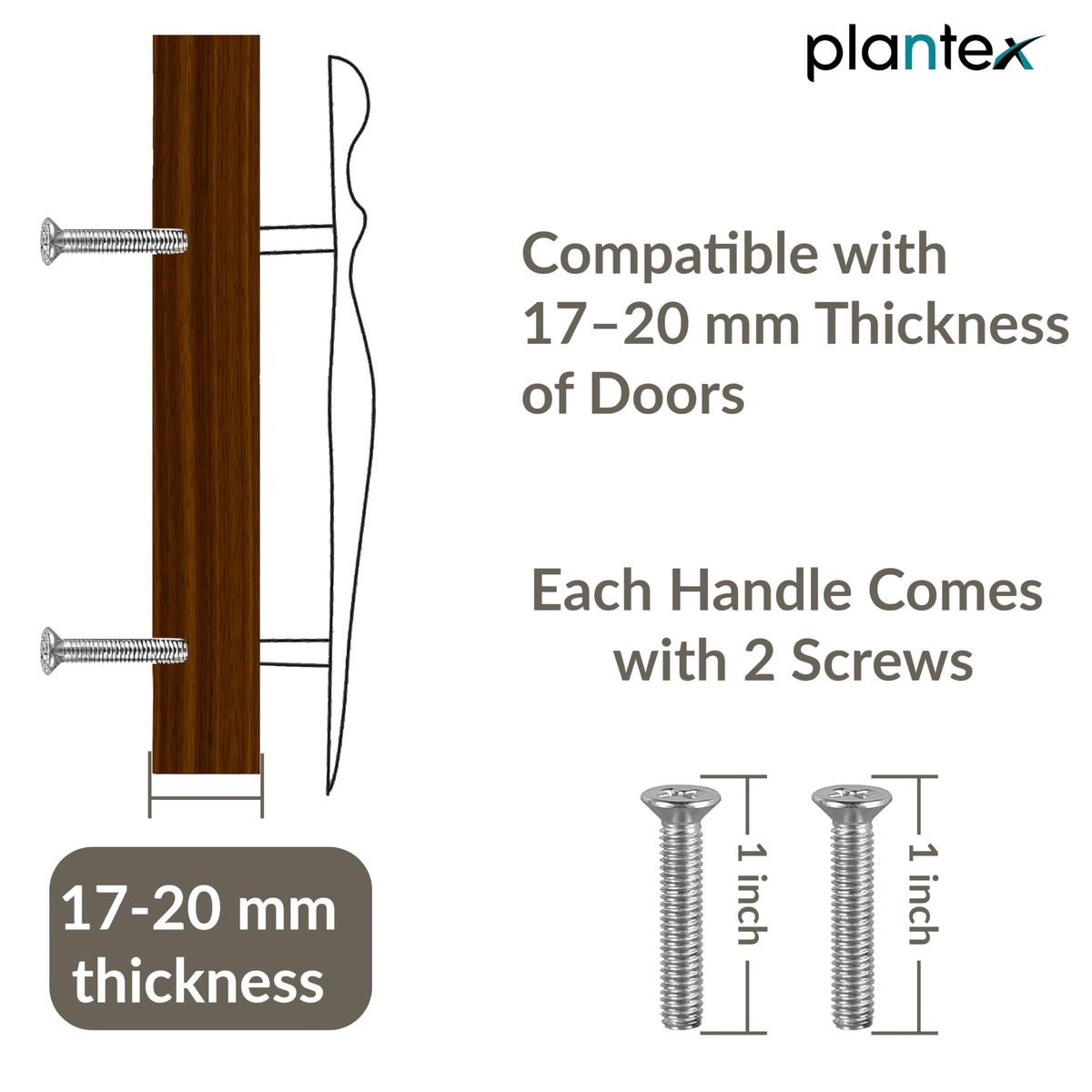 Plantex Cabinet Handle/160mm Handle for Cabinet/Furniture/Door Pull-Push Handle for Home/Office - Pack of 1 (Satin)-4