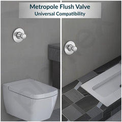Plantex Pure Brass 40mm Thread Diameter Metropole Flush Valve for Toilet/Toilet Flush/Flush Valve for Urinal Commercial and Residential Use -(ALD-1302-Chrome)-2