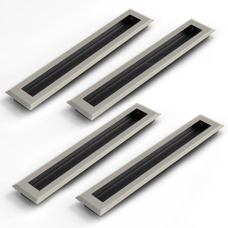Plantex Sliding Door Handle/Concealed Handle for Sliding Door/224mm Concealed Handle for Wardrobe/Kitchen Cabinet - Pack of 4 (Satin) (Model APS-DTC-3900)-1
