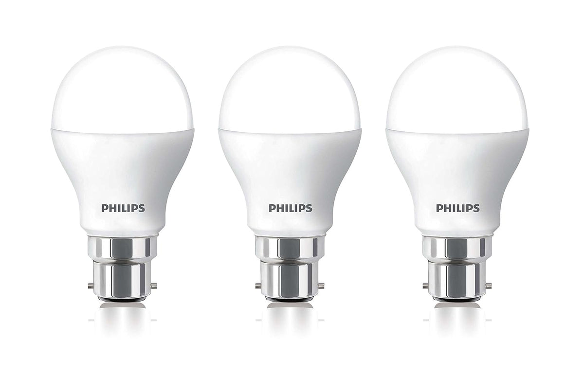 Philips LED Bulb (White, 9 W) - Set of 3 (Pack of 3)