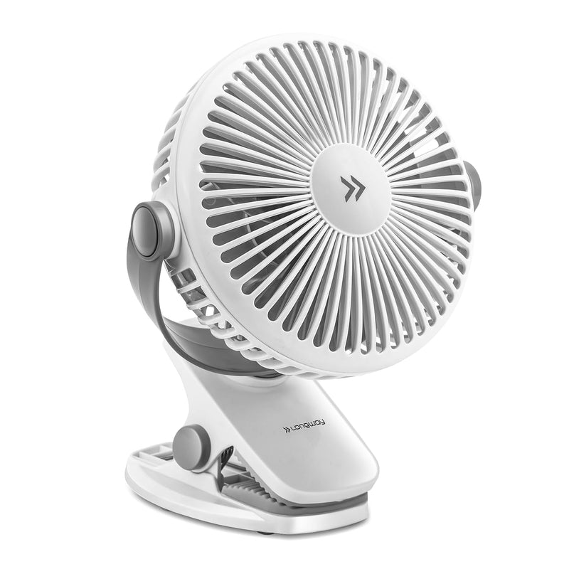 LONGWAY Clipzy Portable Rechargeable Clip Fan with 360° Rotation-1