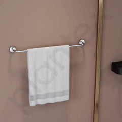 Plantex Stainless Steel Single Towel Rod/Towel Bar/Towel Holder/Towel Hanger for Bathroom/Bathroom Accessories - 24 Inch (Chrome)-2