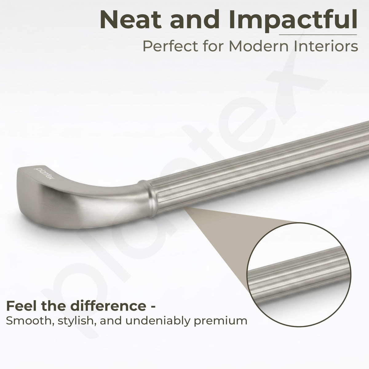 Plantex Cabinet Handle/160mm Handle for Drawer/Wardrobe/Kitchen Handle/Pull-Push Handle for Home/Office - Pack of 2 (Satin) (Model APS-PH-105)-4