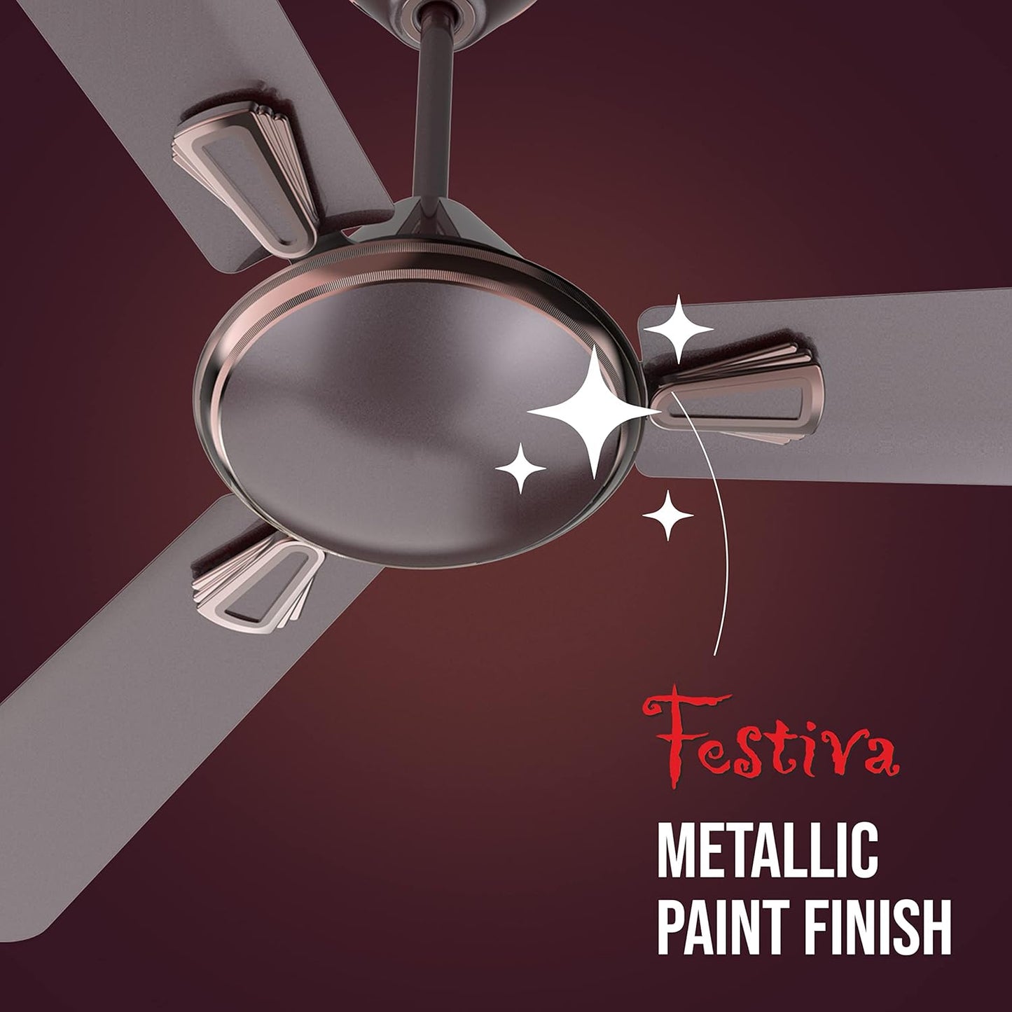 Havells Festiva 1200mm Dust Resistant Ceiling Fan (Espresso Brown)